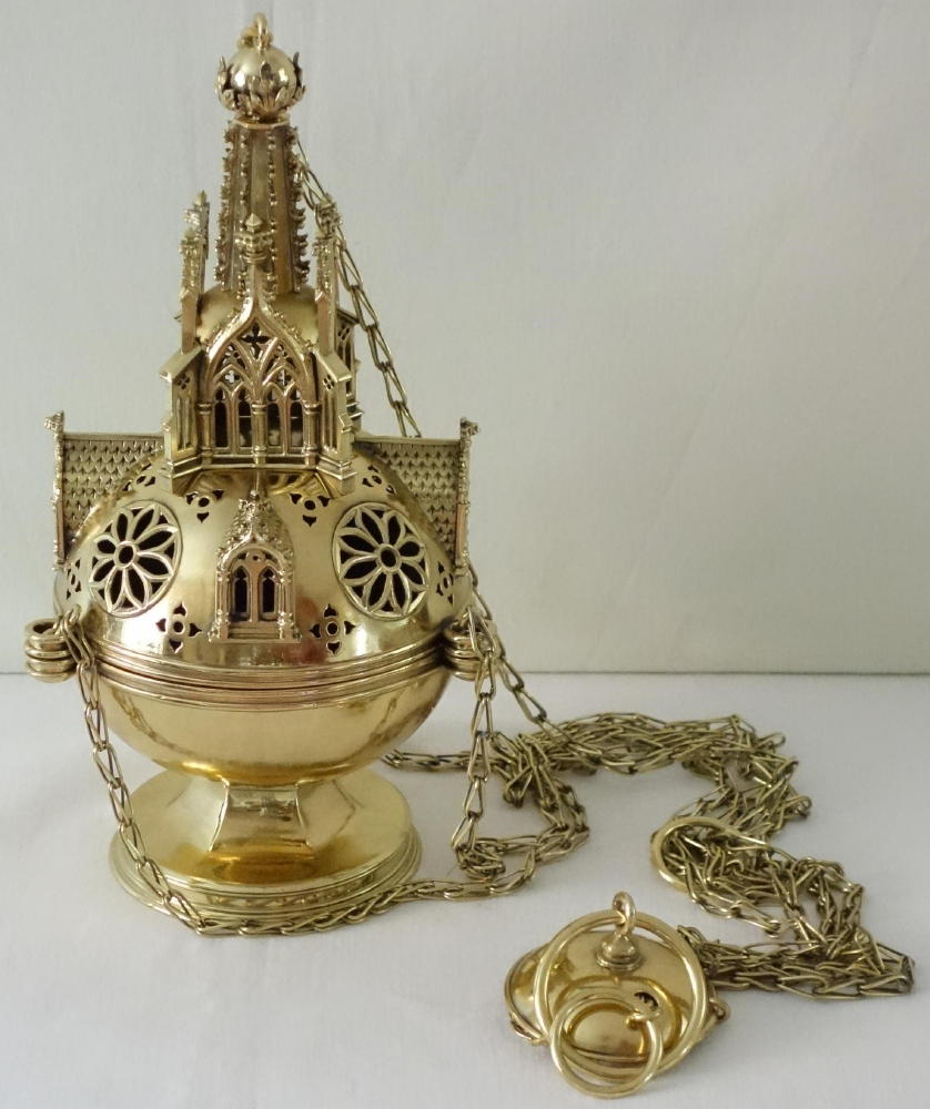 Luzar Vestments - Thuribles, Incense Boats, Thurible Stands, Silver  Thuribles, Brass Thuribles
