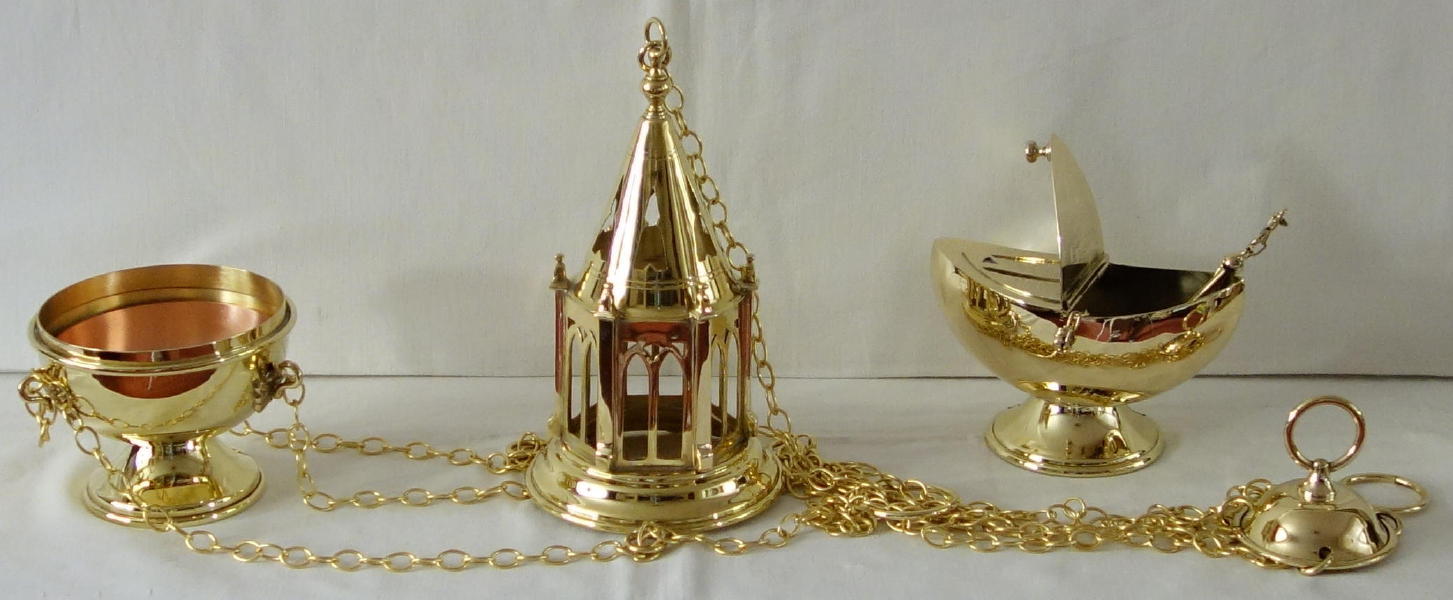 Luzar Vestments - Thuribles, Incense Boats, Thurible Stands